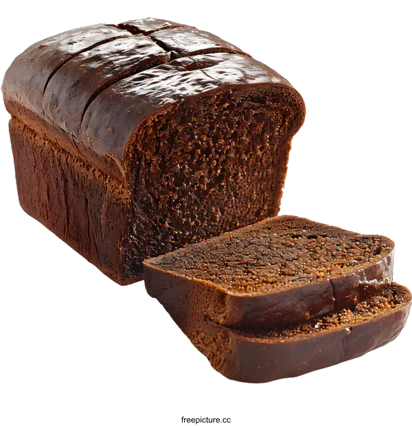 [Transparent Background PNG]Close Up Of Freshly Baked Chocolate Bread