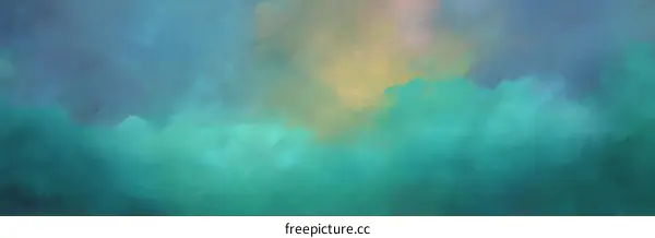 Abstract Colorful Cloud Sky Illustration