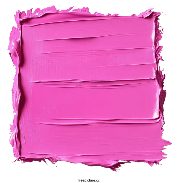 [Transparent Background PNG]Abstract Pink Paint Stroke Texture