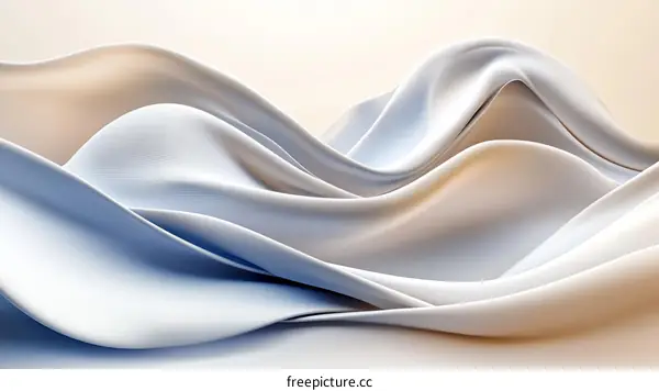 Abstract Flowing Fabric Design