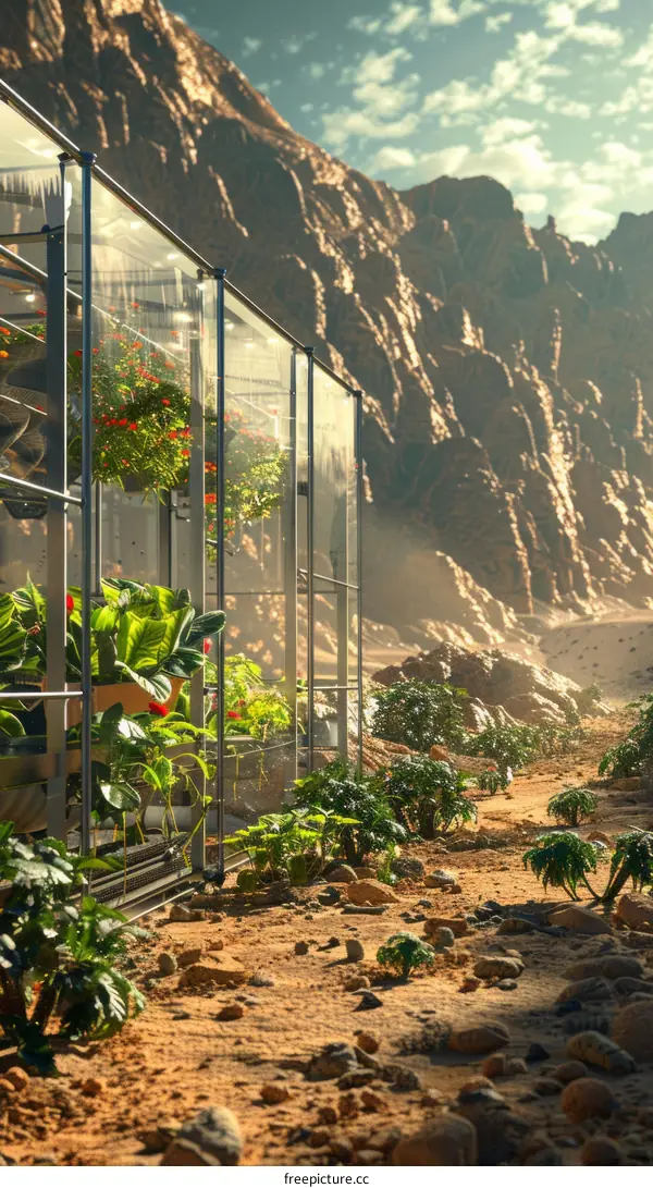 Glass Greenhouse on Mars: A Vision of Future Farming