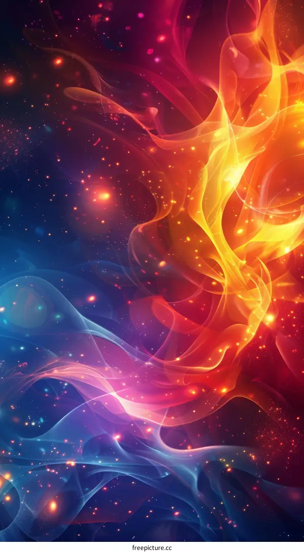 Abstract Colorful Energy Flow