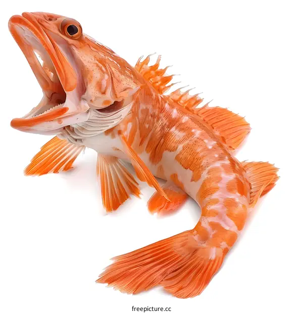 big fish with open mouth