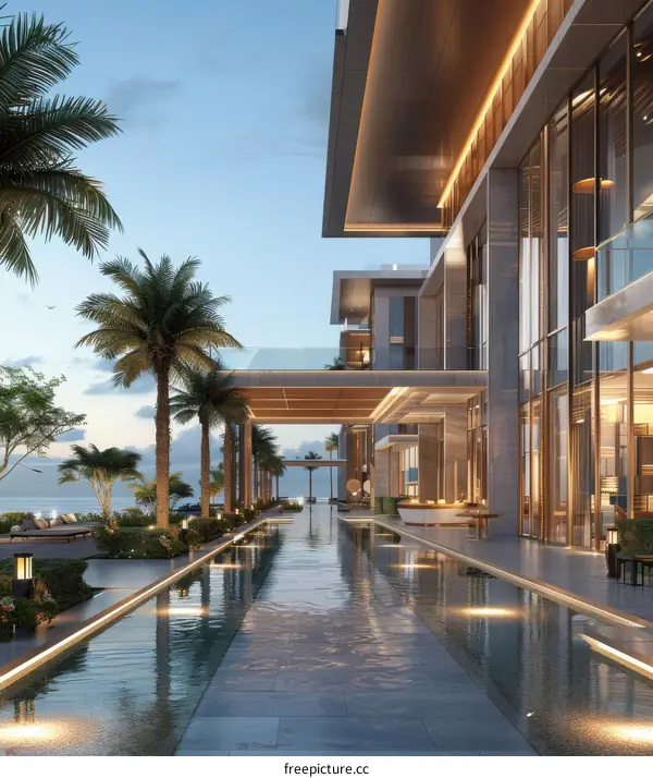 Modern Seaside Luxury Resort Architecture