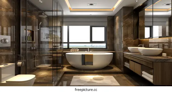 Modern Luxurious Bathroom Design