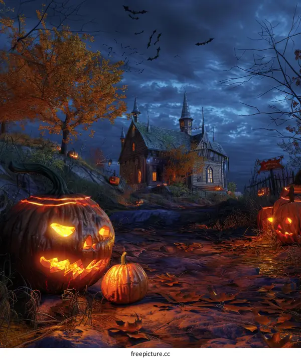 Halloween Pumpkin Jack-o-lantern