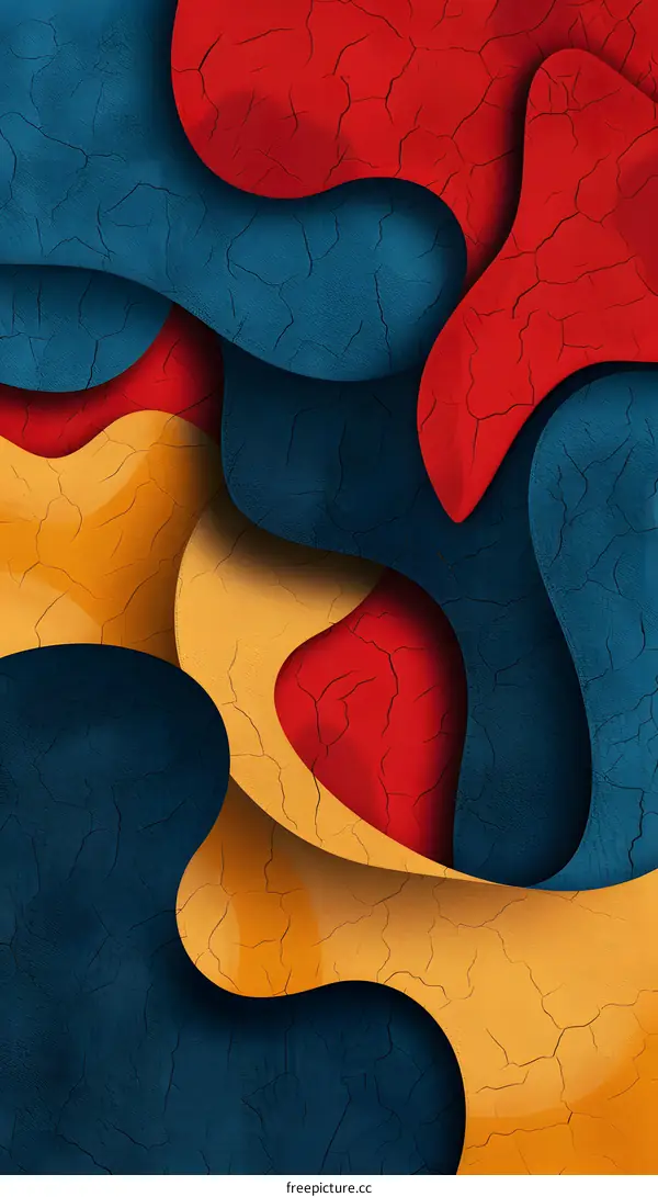 Abstract Colorful Pattern of Paper Texture