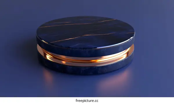 Modern Geometric Abstract Marble Podium