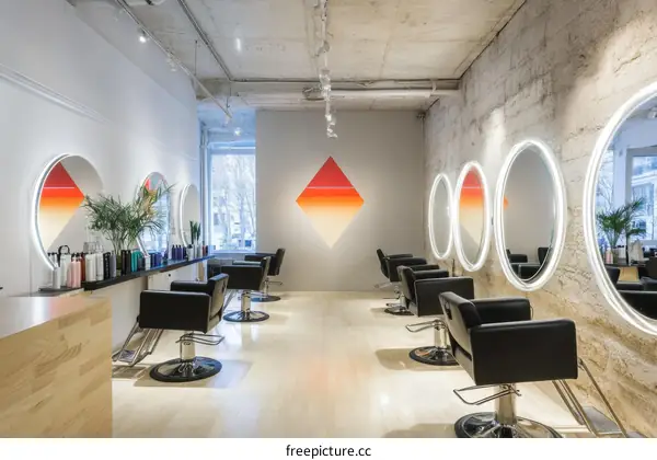 Modern Hair Salon Interior Design