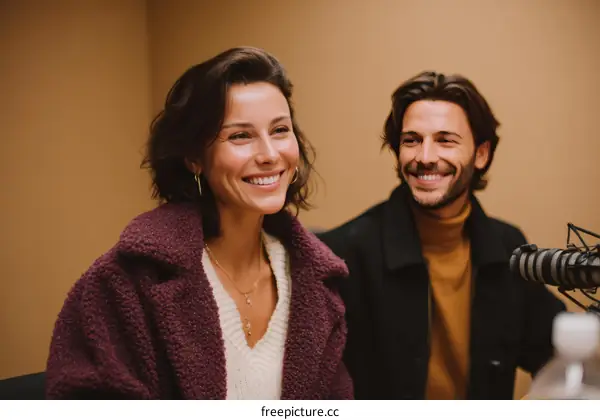 Two Diverse Individuals in Conversation