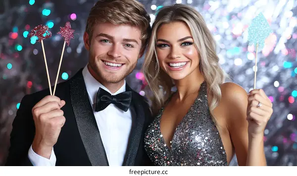 Couple Celebrating a Special Evening