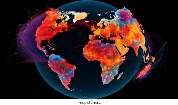 Glowing Network of the World