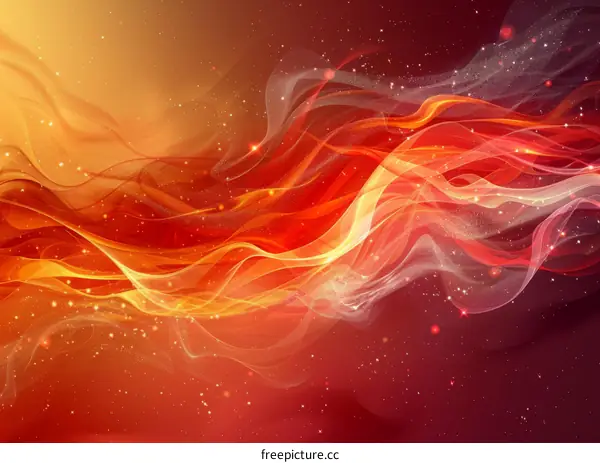 Abstract Fire Flow Background Design
