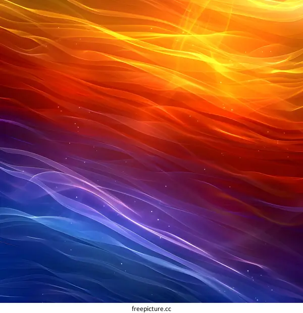 Abstract Colorful Wavy Background