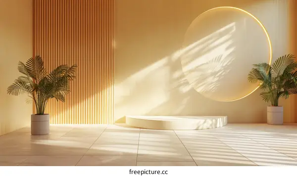 Modern Minimalist Interior Design Scene