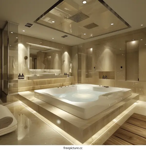 Luxurious Modern Spa Bathroom Design
