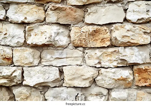Aged Stone Wall Texture Background
