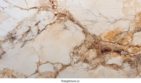 Elegant Light Brown Marble Texture Background