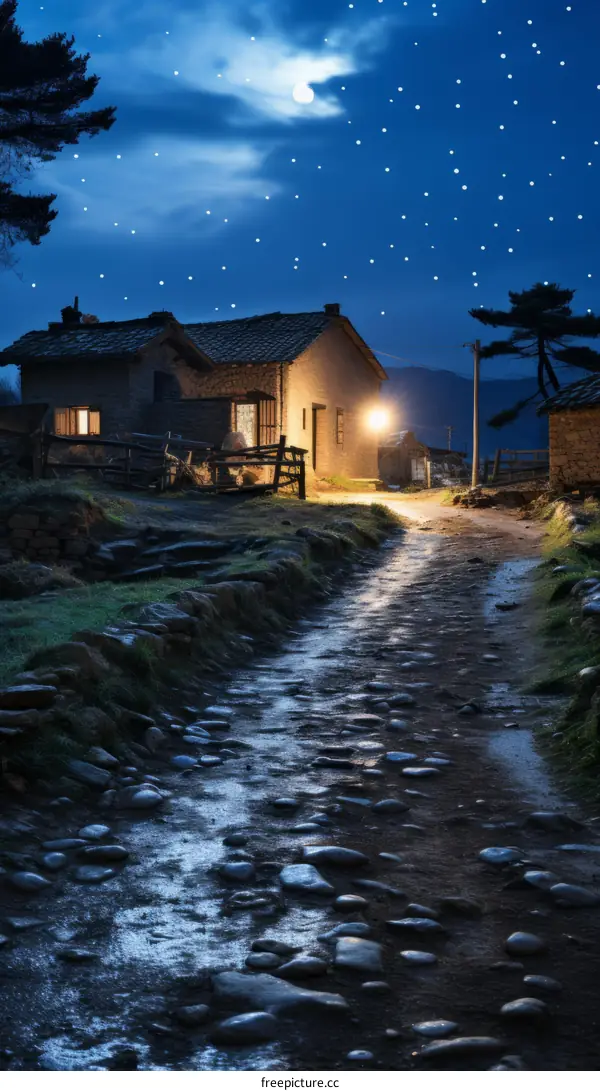 Night in the Chinese Countryside