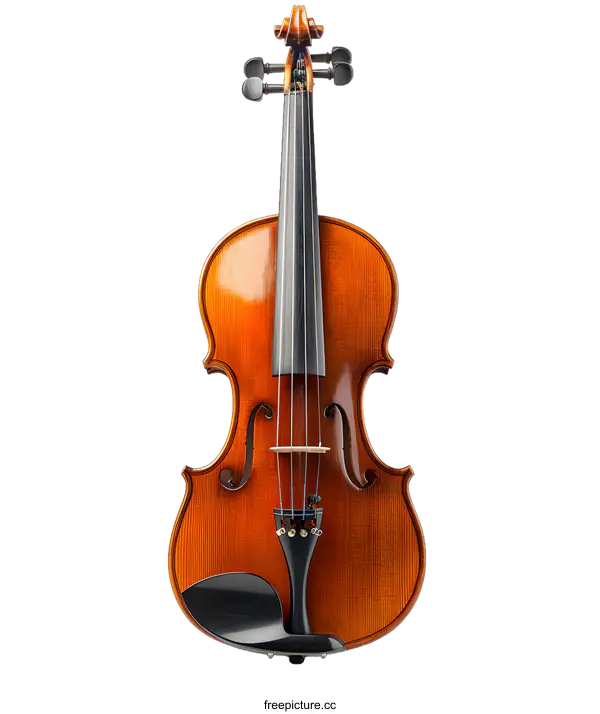 [Transparent Background PNG]Classic Violin Instrument on White Background