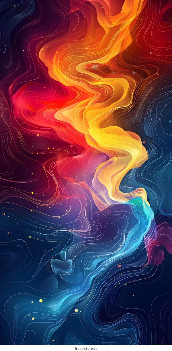 Colorful geometric lines