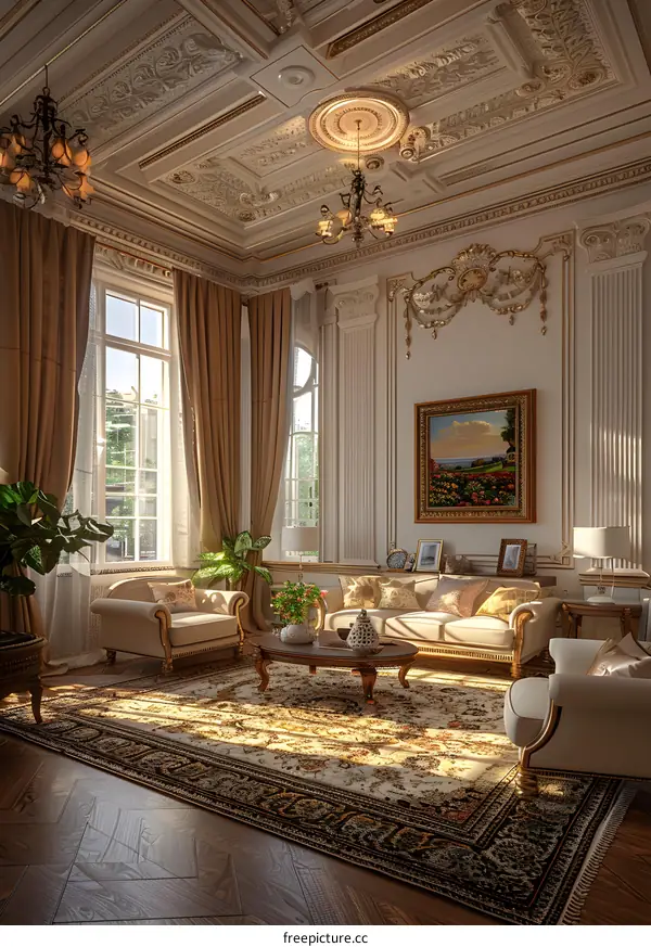 European-style living room
