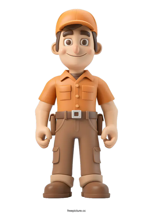 [Transparent Background PNG]construction worker