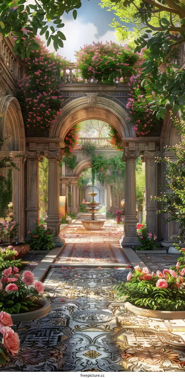 Ornate European-Style Palace Facade