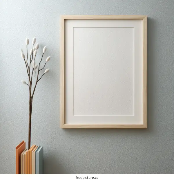 Modern Minimalist Empty Picture Frame Decor