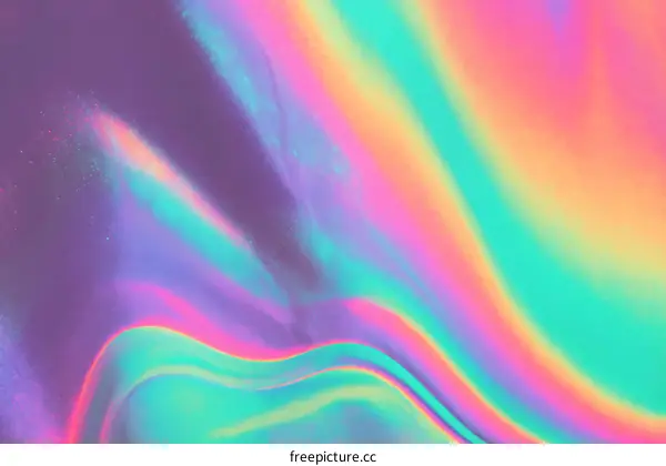 Abstract Colorful Holographic Gradient Background
