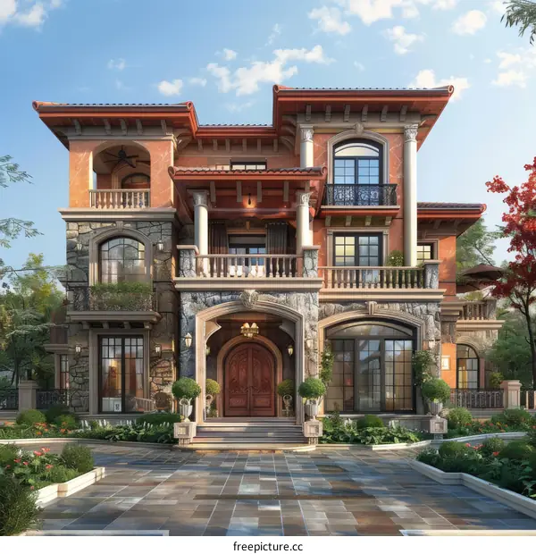 Luxury European Style Villa Architecture and Interior