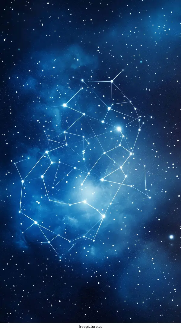 Abstract Starry Night Sky Network Design