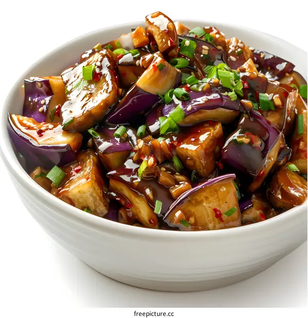 eggplant with garlic sauce