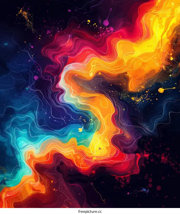 Colorful Oil Painting