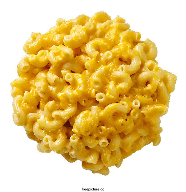 [Transparent Background PNG]A pile of macaroni and cheese