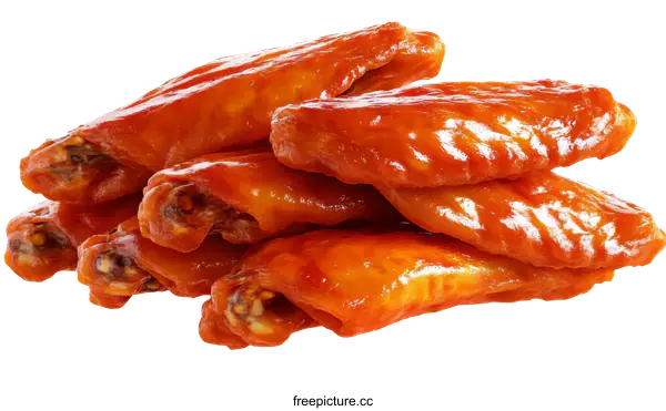 [Transparent Background PNG]Delicious Fried Chicken Wings Ready to Eat