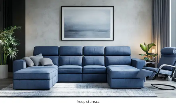 Modern Living Room Sectional Sofa Set Design
