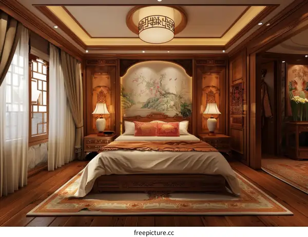 Chinese Style Bedroom Design