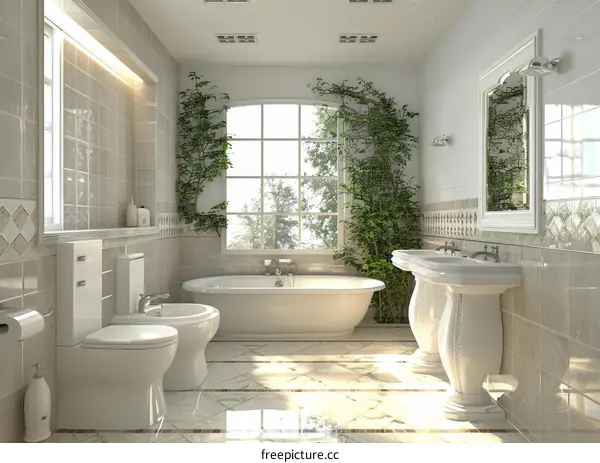 Elegant and Luxurious Bathroom Interior Design