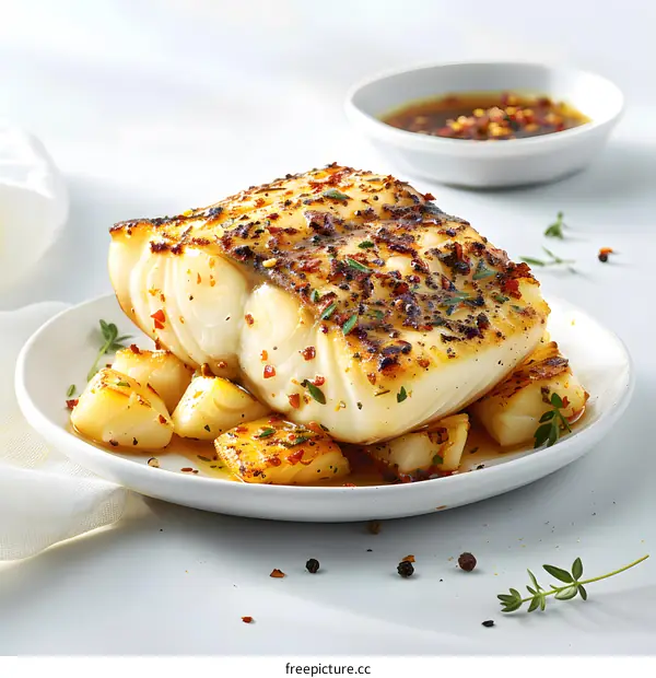 Grilled Fish with Roasted Potatoes