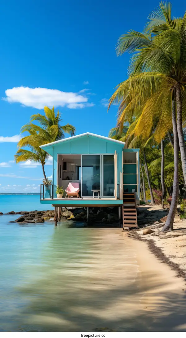 Caribbean Island Beachfront House