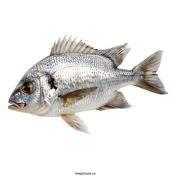 [Transparent Background PNG]Fresh Fish on White Background