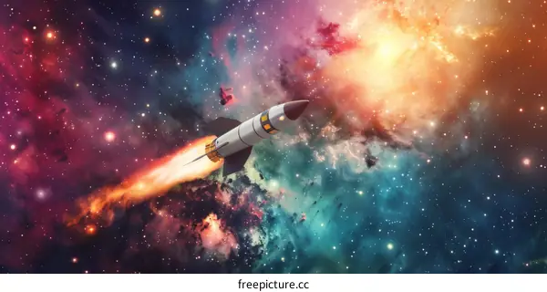 Rocket Launch into Space