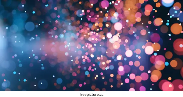 Abstract Colorful Blurred Lights Background
