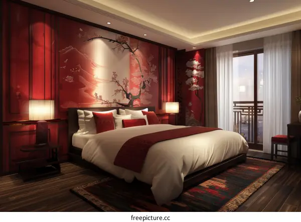 Luxury Chinese Style Bedroom Interior Design