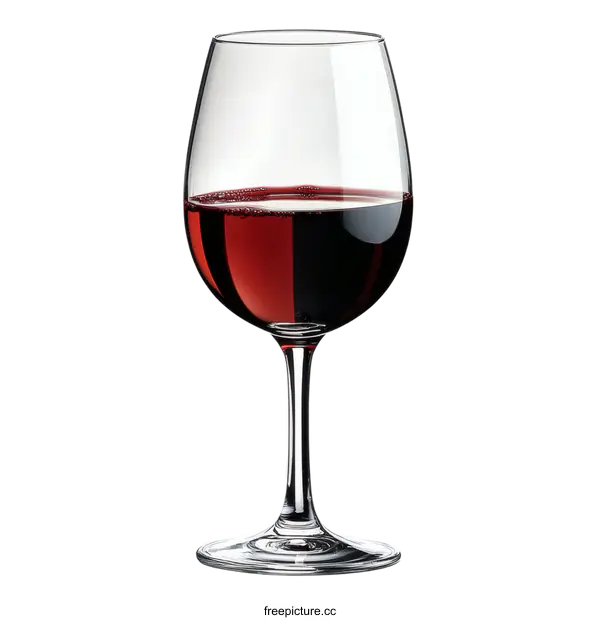 [Transparent Background PNG]Elegant Red Wine Glass