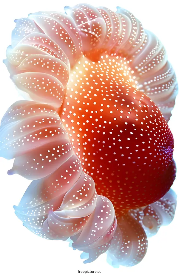 Close-up View of a Delicate Sea Slug