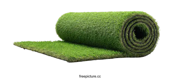 [Transparent Background PNG]Artificial Turf Roll for Landscaping