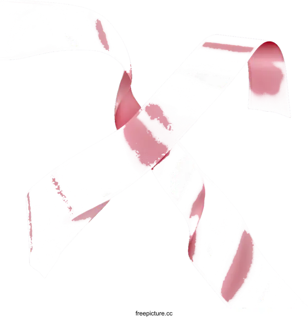 [Transparent Background PNG]Elegant Pink Satin Ribbon Design