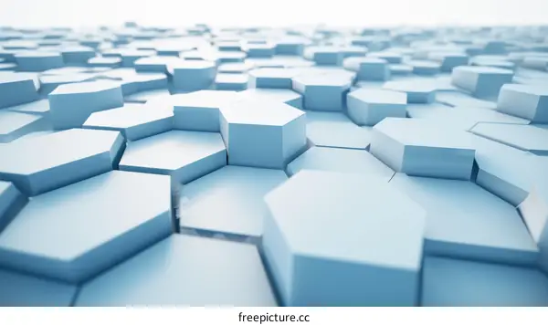Blue Hexagons